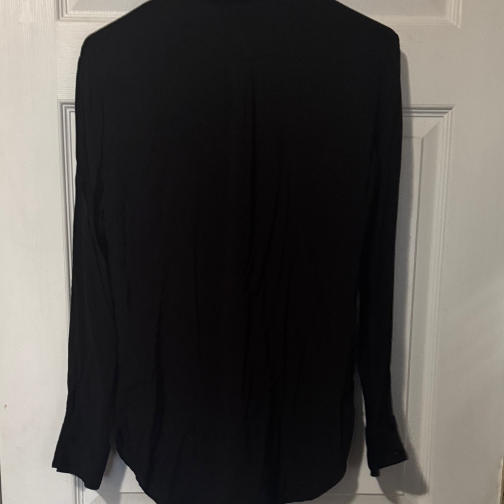 Zara Black Button Down Shirt - Picture 5 of 5